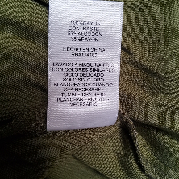 Frye and Co. Wide Leg Crop Trousers Pants Size XS Olive Green New - Picture 6 of 7